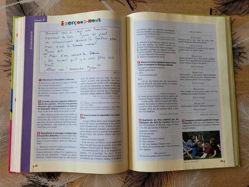 TextoCollège 5e - French - Student Book - Edition 2001 - French in Season – photo 7